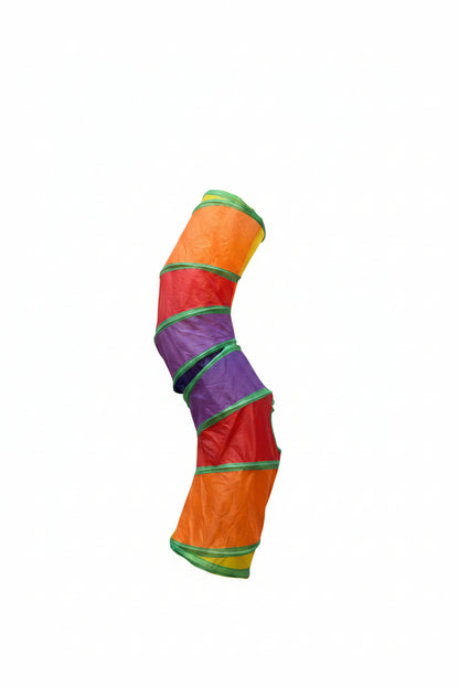 Cat Tunnel, S-Shape Foldable Play Tunnel for Indoor Cats