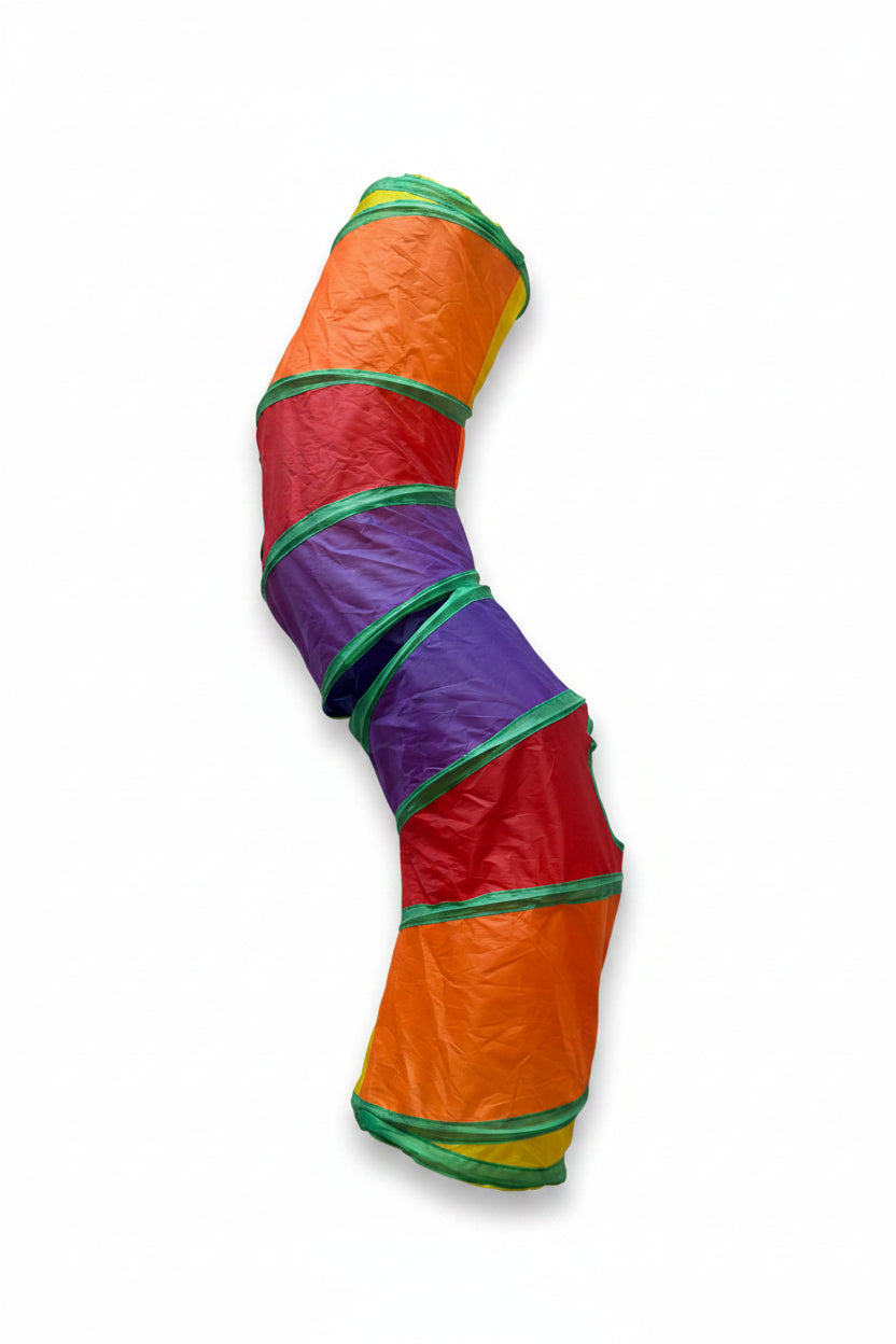 Cat Tunnel, S-Shape Foldable Play Tunnel for Indoor Cats