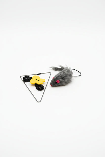 Cat Door Toy (2-Pack), Bouncing Boredom Buster for Indoor Cats